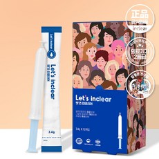 [의료기기]생리끝무렵 렛츠인클리어 2/9/12개입 생리잔혈을 빠르고 깨끗하게, 12개입, 3.4g