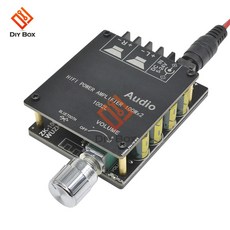 미니 무선 블루투스 5.0 디지털 파워 앰프 보드 모듈 100Wx2 스피커 Amplificador diy 키트용 고출력 스테, 한개옵션0