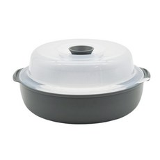 비스비바 루멘 전자렌지 찜기 뚜껑형 대형, 특대형 그레이, 1개
