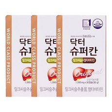 닥터슈퍼칸 밀크씨슬 함유 간영양제 30캡슐 X 3개, 30정, 3박스