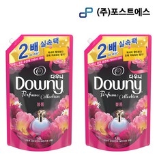 다우니 블룸 리필 1.6L 고농축섬유유연제 2개