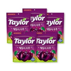 [테일러팜스] 푸룬 건자두 250g x 5봉, 5개