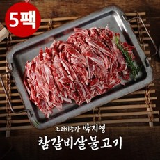 국내산 갈비살 조리기능장 박지영의 갈비살 불고기300g 5팩, 단품