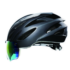 투랩 고글헬멧 자전거 전동킥보드헬멧 UV400, 블랙