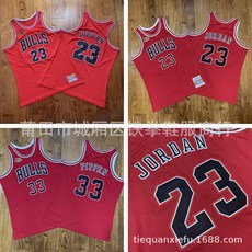 NBA 시카고 불스 스코티 피펜 마이클 조던 농구복