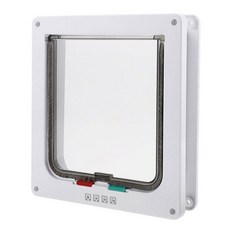 고양이 펫도어 고양이출입문 통로 애완견 플랩 S외척 개구멍 블랙 60 64cm 190cm, 1개