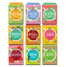 녹차원 허브차 9종 골라담기 (루이보스_로즈마리_쟈스민_캐모마일_페퍼민트_레몬밤_히비스커스_보이차_국화차), 로즈마리허브차 20T