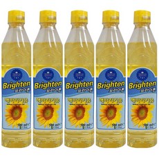 브라이튼 터키산 프리미엄 오일 해바라기유 500ml 5개