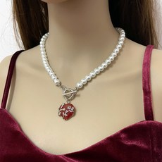 유리팬던트목걸이