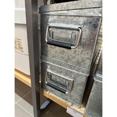 무인양품 MUJI 토탄 함석 상자 대 높이 16cm 타입