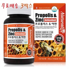 프로폴리스 플라보노이드 아연 항산화영양제 3박스