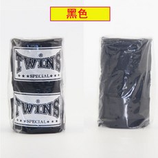 무에타이 권투 붕대 피트니스 연습 파이팅 핸드 밴드-50632, 10. TWINS (블랙) 컬러 마