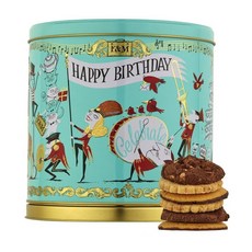 Fortnum's 포트넘앤메이슨 비스킷 생일축하 뮤지컬 오르골 틴케이스 475g, 1개