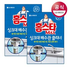 홈스타 맥스 싱크대배수관클리너 2개