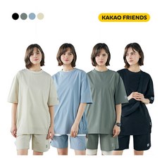 [카카오프렌즈] KAKAO FRIENDS 남녀공용 UNI 썸머 쿨셋업 2종