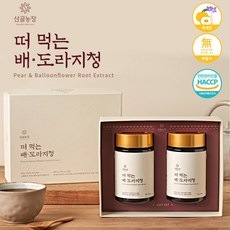 [산골농장] 국내산 떠먹는 배도라지청 도라지 진액 230g (세트)