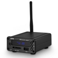 블루투스 5.0 리시버 오디오 프리앰프 DAC SD FM 라디오 USB 음악 플레이어