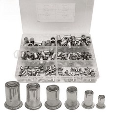 스테인레스 팝너트 세트 200pcs M3 M4 M5 M6 M8 M10, 기본선택