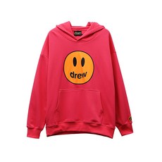 Drew 드류 저스틴 비버와 같은 하우스 클래식 스마일 라운드 맨투맨 남녀 팝 커플 포고 스트리트