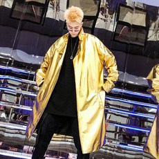 콘서트 자켓 트렌드 클럽 무대 쇼가죽 사 옷 코트 남성망토