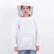 성인 모기장옷 벌집 보호복 벌 방호복 벌초복장 벌옷 방충 상의 팔, 1개