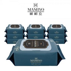 MAMIYO(마미요) 오리지널 아기물티슈 50gsm 스펀레이스 소프트 플레인 캡형 100매x10팩, 100매 X 10팩