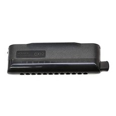 HOHNER (호너) 크로마틱 하모니카 Key: ABBCDEFG CX-12 Black 754548 크로마틱 하모니카F