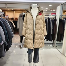 요하넥스 후드구스다운하프점퍼 Z3D1R105-1 075