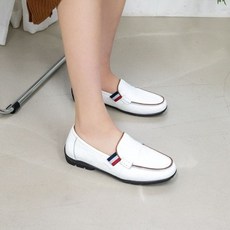 3칼라나뭇잎패턴고무창여성단화