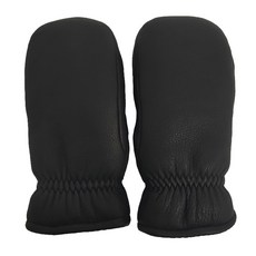 따뜻한 사슴 장갑 두꺼운 양피 새로운 레이어 가죽 디자인 더블 야외 남성 겨울, XL, as picture, 1개