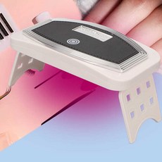 54W 미니 LED 네일 램프 접이식 휴대용 18pcs 365nm 405nm 건조기 젤 폴리쉬 경화 홈 살롱 용 USB 케이블 포함, 1개