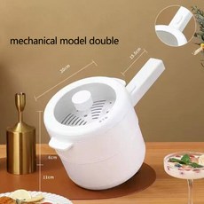 안정적인 핸드 헬드 멀티 밥솥 논스틱 코팅 싱글 더블 레이어 220V 기계식 쿠커, mechanical double, 2) mechanical double