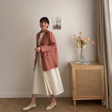 [리엘라]라뮤딘 싱글 박시 자켓
