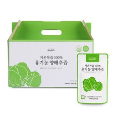 dwbh 국내산 유기농양배추100% 저온착즙 유기농 양배추즙 100ml 30포, 3L, 1개