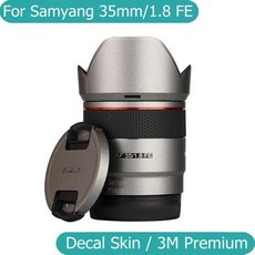 삼양 35 F1.8 FE 데칼 스킨 비닐 랩 필름 렌즈 보호 스티커 소니 마운트 AF35 용 코트 AF 35mm 1.8 F/1.8, 17 No.17, 01 For Sony Mount