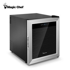 매직쉐프 프리미엄 와인셀러 저소음 무진동 LED조명 최대16병 용량48L 자외선차단 와인냉장고, 단품