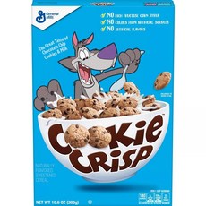 [미국직배송]제네럴밀스 쿠키 크리스피 시리얼 300g Cookie Crisp Breakfast Cereal, 1개