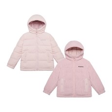 디스커버리 키즈 후드 리버서블 숏패딩 DKDJ51016-PKS