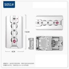 캐리어잠금장치 TSA 007 TSA002 세관 잠금 장치 수하물 구획 코드 버클 트롤리 케이스 여행 교체 액세서리