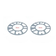 자동차 휠 및 확장 범용 스페이서 심 플레이트 알루미늄에 1 개 3mm 5mm 8mm 10mm, 3mm 2pcs, 2개