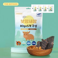  더보양 보양새참 한우 소간 육포 눈물예방 영양 건강 강아지 맛있는 수제간식 80gx5개, 5개, 80g 
