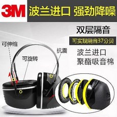 귀덮개 헤드폰 헤드셋 3M 방음 귀마개 수면용 전문 소음방지 학습 잠자리 전용, 오류 발생시 문의 ( 엔씨피글로벌 4 )