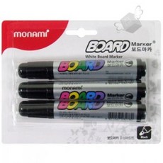 모나미 보드마카 3P (블랙) 066730