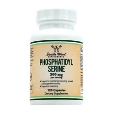 Double Wood Supplements 포스파티딜세린 300 mg 120 캡슐, 120정, 1개