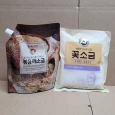 깨끗한 요리용 소금 백설 꽃소금 +노브랜드 볶음깨소금, 250g, 1개