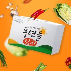 풍년들 슬라이스김치 다진김치 종이박스, 1박스, 10kg