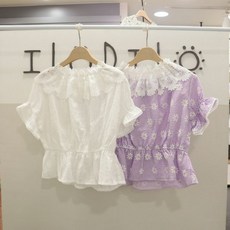 유아펀칭블라우스