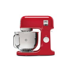 Kenwood kMix KMX750RD 푸드 프로세서 5L 스테인리스 스틸 그릇 안전 보안 시스템 금속 하우징 1000W 3피스 파티세리 세트 및 스플래시 가드 포함 빨간색, 토탈 레드