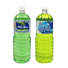 불스원 RainOK 에탄올워셔액 3in1 발수코팅 워셔액 세차용품 세차, 1개, 1800ml