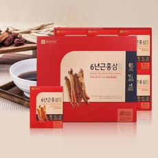 종근당건강 6년근 홍삼액 골드 60포 홍삼정 액기스 파우치, 1박스, 80ml x 60포, 4800ml